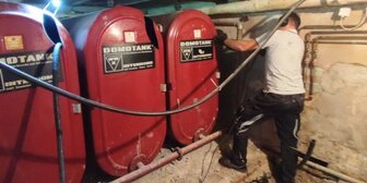 Batterietank aus Stahl